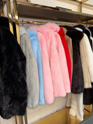 Hooded Bomber Mink Fur Jacket