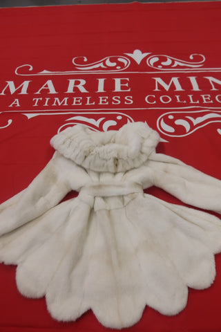 PALOMINO CROSS “ ROSA” LUXURY MINK FUR COAT