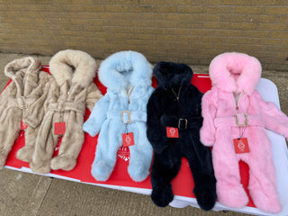 Mink Baby’s Snowsuits