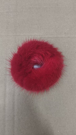 Real Mink Fur Scrunchies
