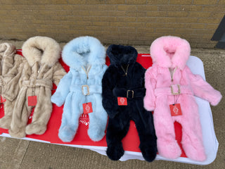 Mink Baby’s Snowsuits
