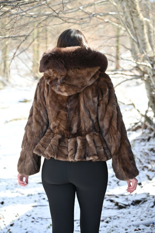 The Original Marie Minks Peplum Bomber™ Pattern Mink