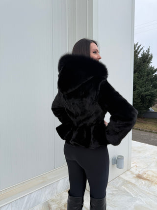 The Original Marie Minks Peplum Bomber™ Pattern Mink