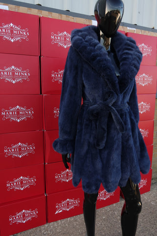 “JERSEY” LUXURY MINK FUR COAT