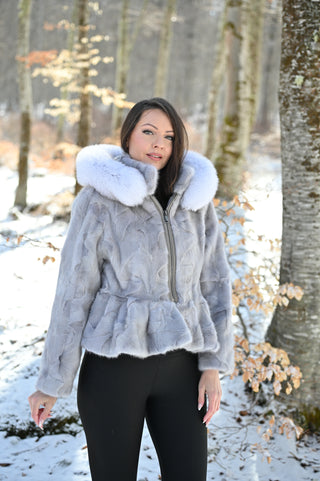 The Original Marie Minks Peplum Bomber™ Pattern Mink