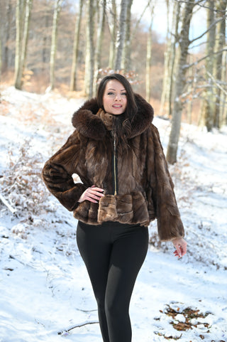 The Original Marie Minks Peplum Bomber™ Pattern Mink