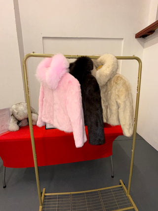 “JERSEY” LUXURY MINK FUR COAT