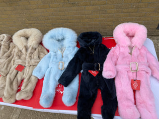 Mink Baby’s Snowsuits