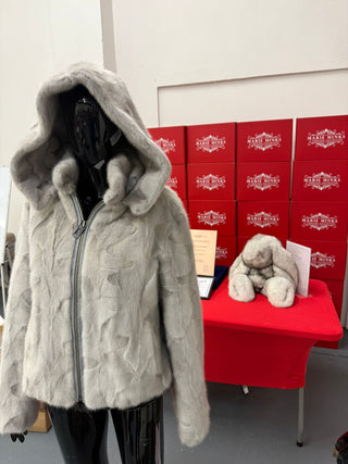 Bomber with Detachable Hood