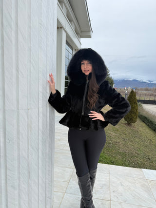 The Original Marie Minks Peplum Bomber™ Pattern Mink