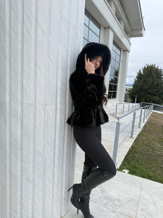 The Original Marie Minks Peplum Bomber™ Pattern Mink