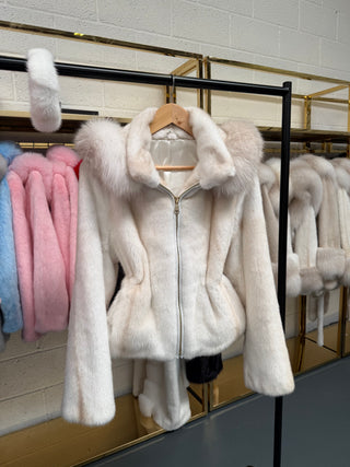 LIMITED EDITION Palomino Cross Bomber With Detachable Hood