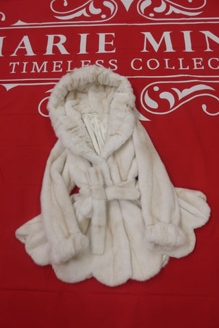 PALOMINO CROSS “ ROSA” LUXURY MINK FUR COAT