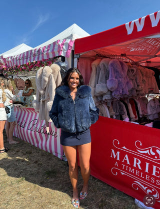 Hooded Bomber Mink Fur Jacket