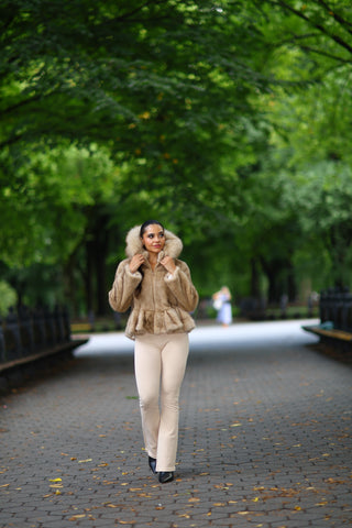 The Original Marie Minks Peplum Bomber™