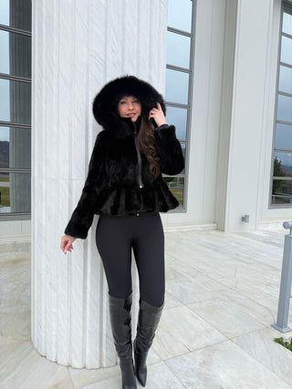 The Original Marie Minks Peplum Bomber™ Pattern Mink