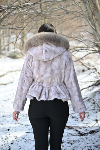 The Original Marie Minks Peplum Bomber™ Pattern Mink