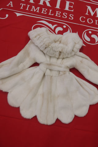 PALOMINO CROSS “ ROSA” LUXURY MINK FUR COAT