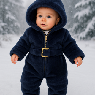 Mink Baby’s Snowsuits
