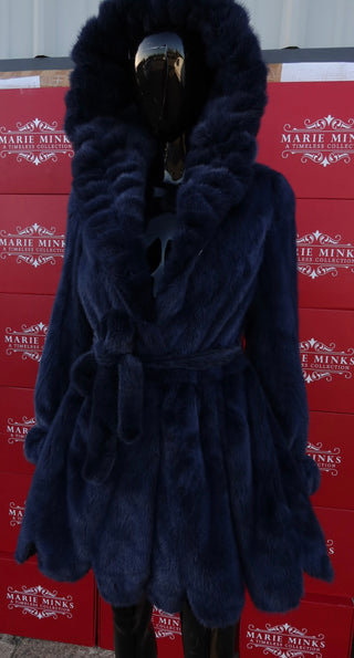 “JERSEY” LUXURY MINK FUR COAT