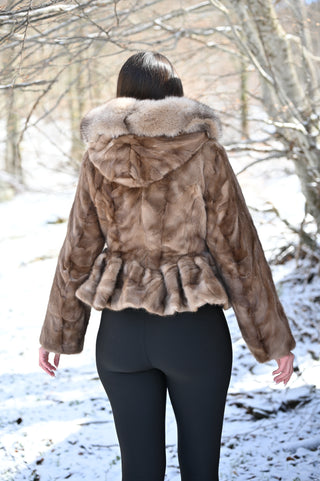 The Original Marie Minks Peplum Bomber™ Pattern Mink