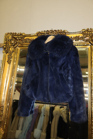 “JERSEY” LUXURY MINK FUR COAT