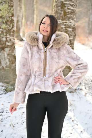 The Original Marie Minks Peplum Bomber™ Pattern Mink