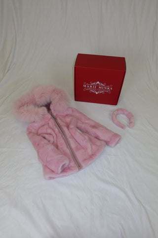 “JERSEY” LUXURY MINK FUR COAT