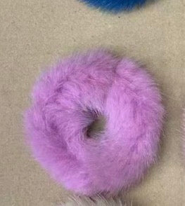 Real Mink Fur Scrunchies