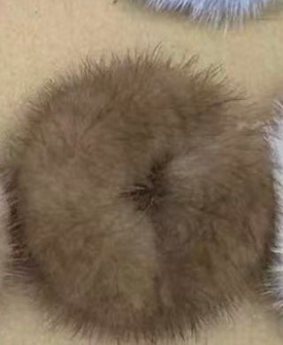 Real Mink Fur Scrunchies