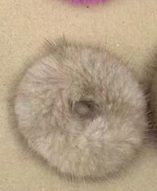 Real Mink Fur Scrunchies