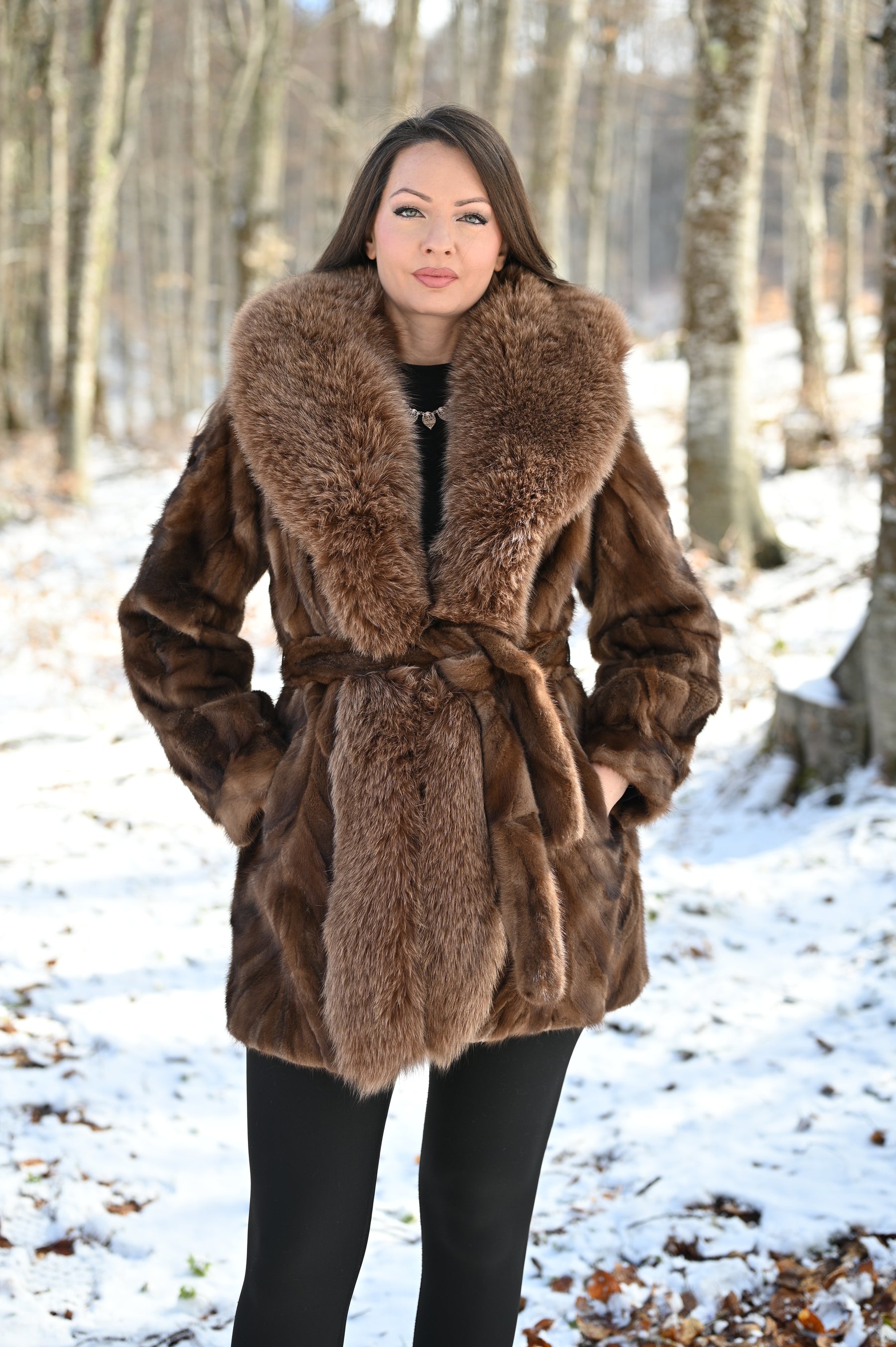 A Marie Minks mink coat