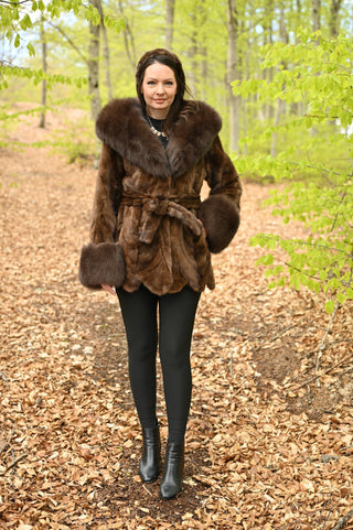 Ella Coat - Medium Brown