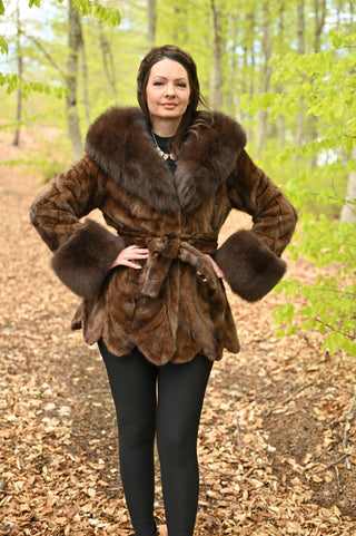Ella Coat - Medium Brown