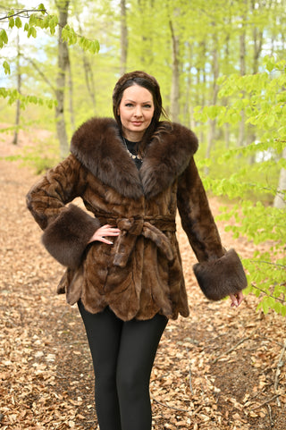 Ella Coat - Medium Brown