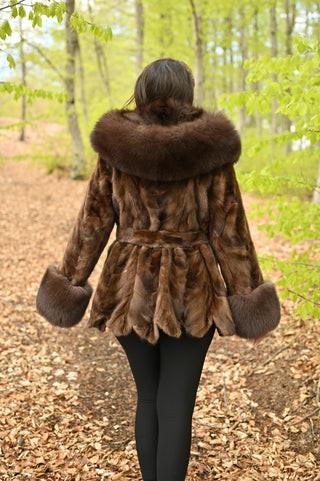 Ella Coat - Medium Brown