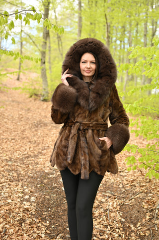Ella Coat - Medium Brown
