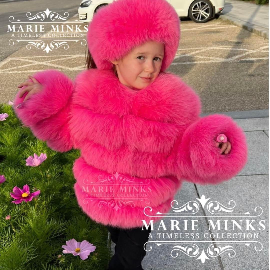 Childs Fox Fur Row Coats – Marie Minks - Main Image